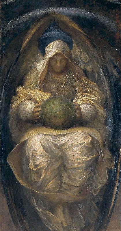 Georeg frederic watts,O.M.S,R.A. The All Pervading China oil painting art